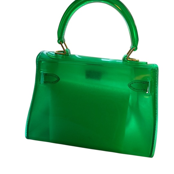 Green Transparent Handbag - Picture 4 of 5